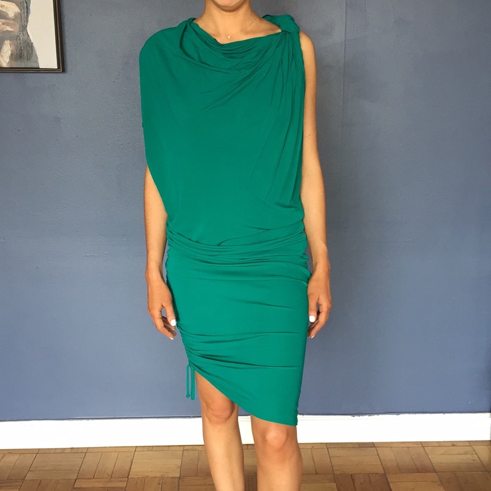 Lanvin Gorgeous teal green dress